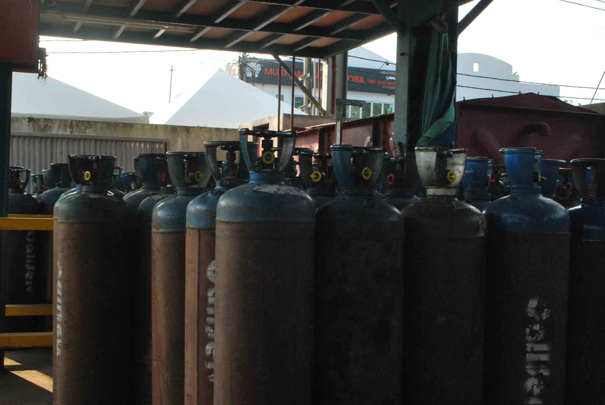 Acetylene cylinders